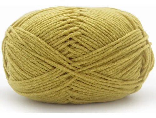 Lana Milk Cotton 50grs (4 Hebras Dobles 2mm) 90mts Aprox.