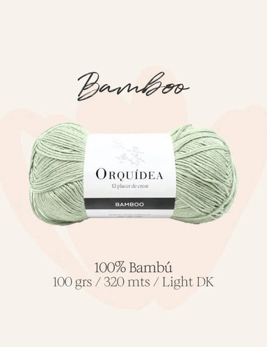 Hilado Bamboo 100grs Orquídea