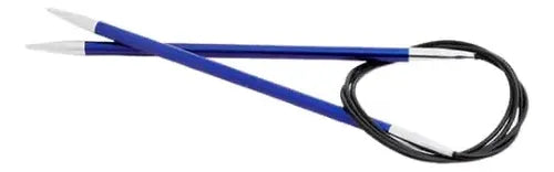 Palillos Circulares Fijos Zing 80cm Knit Pro