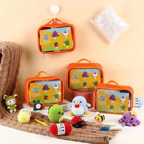 Set Para Tejer Amigurumis Con Todos Los Materiales Incluidos