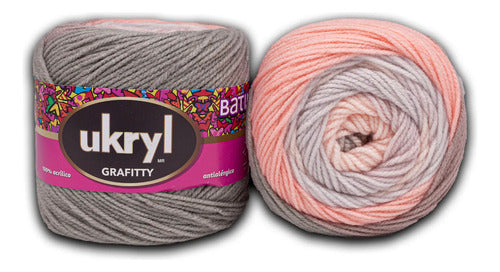 Lana Grafitty Batik 150grs Ukryl