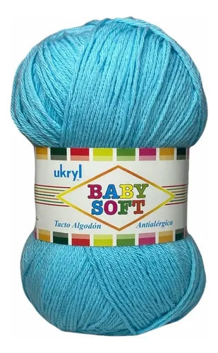Lana Baby Soft 100grs Ukryl Tacto Algodón