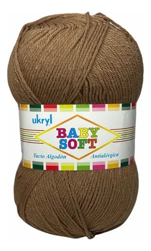 Lana Baby Soft 100grs Ukryl Tacto Algodón