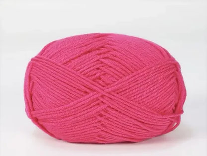 Lana Milk Cotton 50grs (4 Hebras Dobles 2mm) 90mts Aprox.