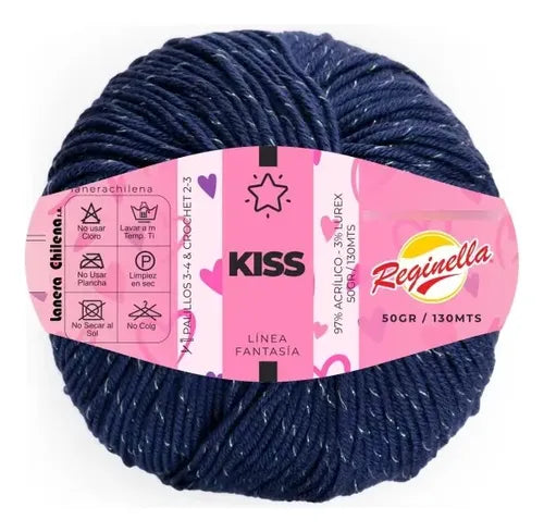 Lana Kiss 50grs Reginella Con Hermoso Brillo Lurex