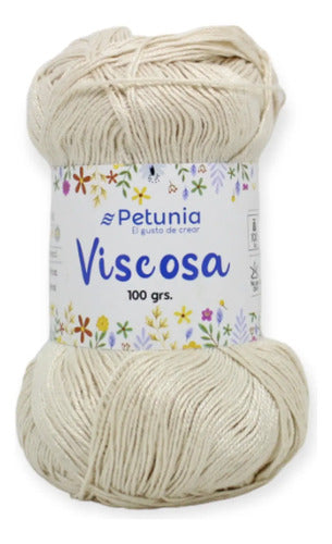 Hilo Viscosa 100grs De Petunia