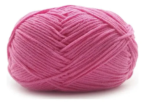 Lana Milk Cotton 50grs (4 Hebras Dobles 2mm) 90mts Aprox.