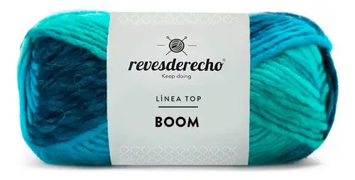 Lana Boom Mix 100grs A Revesderecho 15% Lana