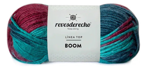 Lana Boom Mix 100grs A Revesderecho 15% Lana