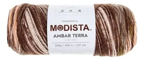 Lana Ambar Terra 200grs Modista