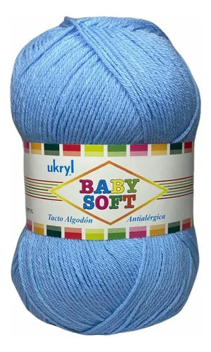 Lana Baby Soft 100grs Ukryl Tacto Algodón