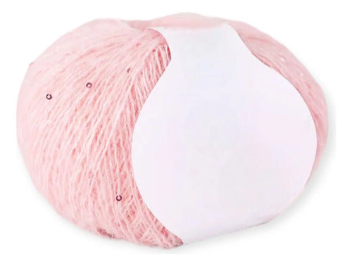 Lana Mohair 25 Grs Lurex Lentejuelas Hermosos Colores