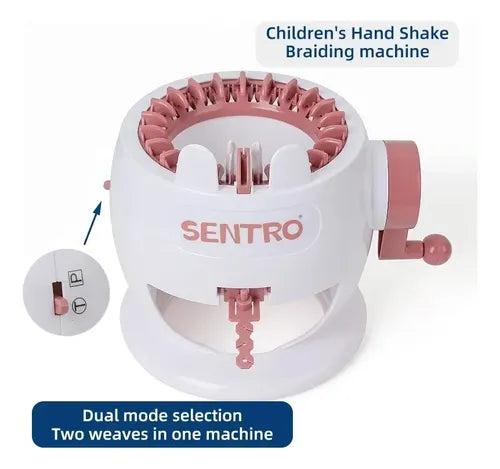 Maquina Para Tejer Con Telar Giratorio De 22 Agujas