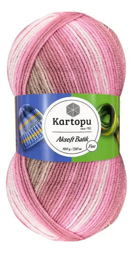 Lana Ak-soft Batik Fine 100 Gr Kartopu