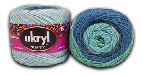 Lana Grafitty Batik 150grs Ukryl