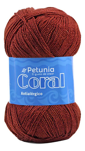 Hilo Coral 100grs Petunia (tipo Perlé O Fit)