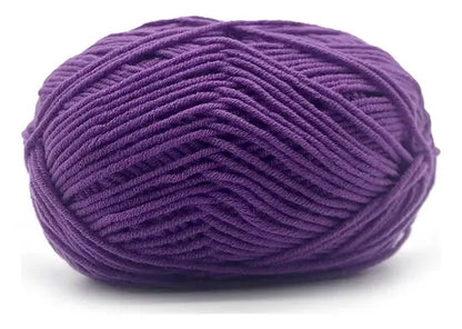 Lana Milk Cotton 50grs (4 Hebras Dobles 2mm) 90mts Aprox.