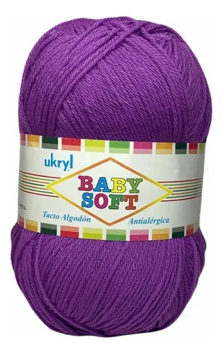 Lana Baby Soft 100grs Ukryl Tacto Algodón