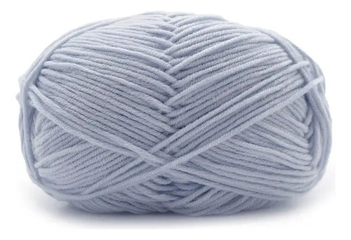 Lana Milk Cotton 50grs (4 Hebras Dobles 2mm) 90mts Aprox.