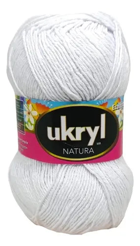 Hilo Natura 80% Algodón 100grs Ukryl Ovillo