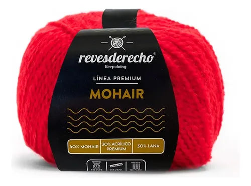 Lana Mohair 50grs Revesderecho