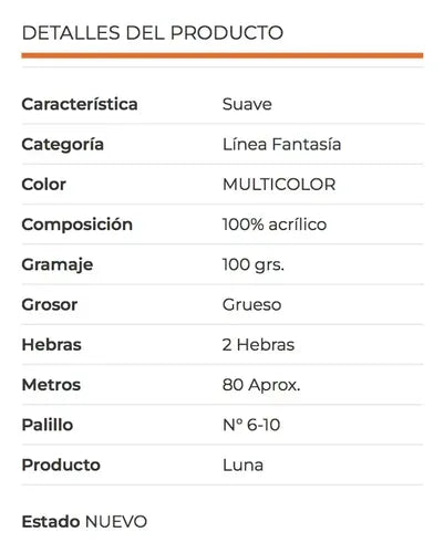 Lana Luna 100grs Reginella