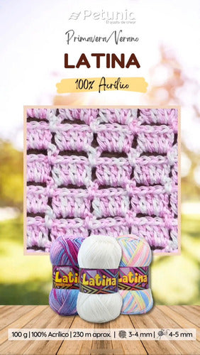 Lana Latina 100grs Petunia