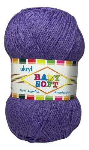 Lana Baby Soft 100grs Ukryl Tacto Algodón