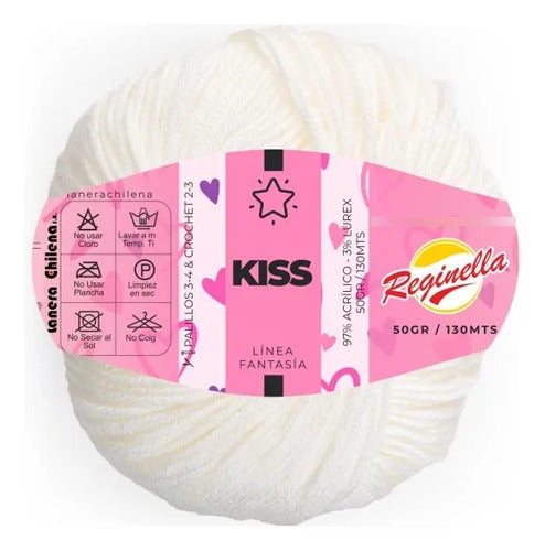 Lana Kiss 50grs Reginella Con Hermoso Brillo Lurex