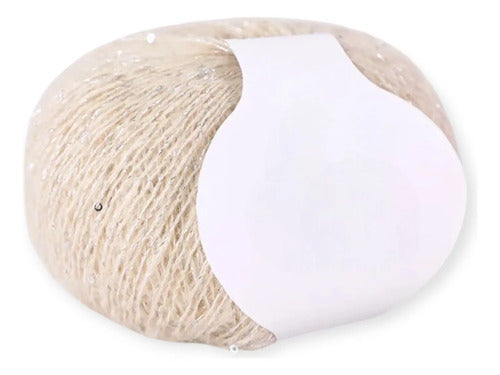 Lana Mohair 25 Grs Lurex Lentejuelas Hermosos Colores