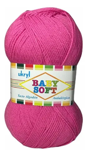 Lana Baby Soft 100grs Ukryl Tacto Algodón