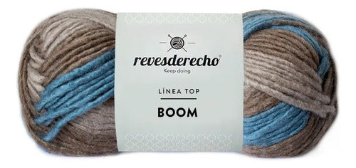 Lana Boom Mix 100grs A Revesderecho 15% Lana