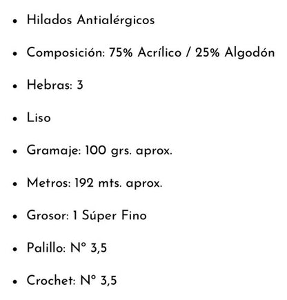 Hilo Spring Revesderecho 100grs