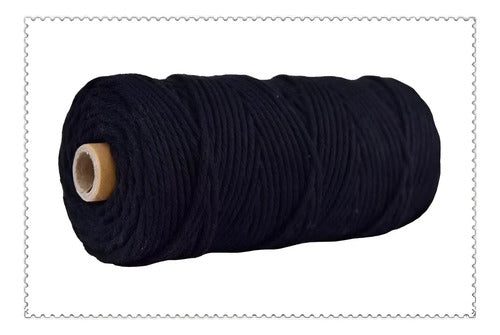 Hilo Algodón Natural Suave Para Macramé 4mm 100 Mts