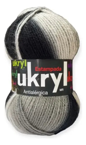 Lana Ukryl Estampado 100grs Ovillo