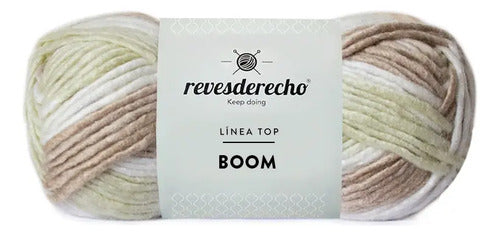 Lana Boom Mix 100grs A Revesderecho 15% Lana