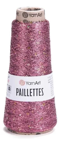 Hilo Paillettes Lurex Lentejuelas 800mts Yarn Art 50gr