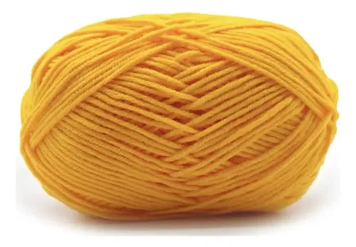 Lana Milk Cotton 50grs (4 Hebras Dobles 2mm) 90mts Aprox.