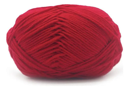Lana Milk Cotton 50grs (4 Hebras Dobles 2mm) 90mts Aprox.