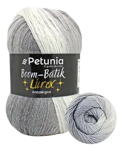 Lana Boom Batik Lurex 100grs Petunia
