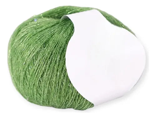 Lana Mohair 25 Grs Lurex Lentejuelas Hermosos Colores