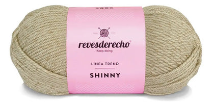 Lana Shinny 100grs Revesderecho Con 5% De Lurex