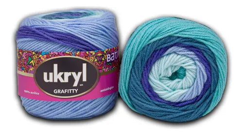 Lana Grafitty Batik 150grs Ukryl