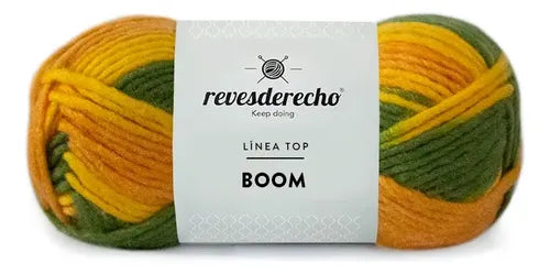 Lana Boom Mix 100grs A Revesderecho 15% Lana