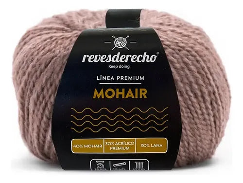 Lana Mohair 50grs Revesderecho