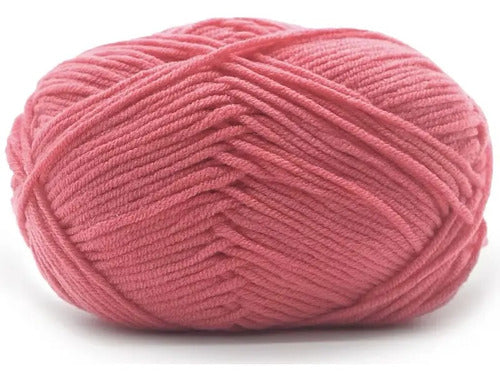 Lana Milk Cotton 50grs (4 Hebras Dobles 2mm) 90mts Aprox.