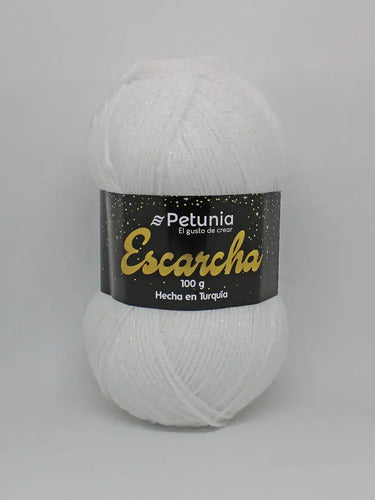 Lana Escarcha 100grs Petunia
