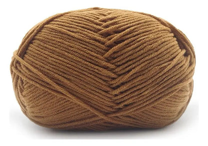 Lana Milk Cotton 50grs (4 Hebras Dobles 2mm) 90mts Aprox.