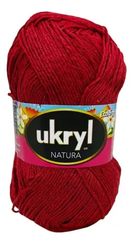 Hilo Natura 80% Algodón 100grs Ukryl Ovillo
