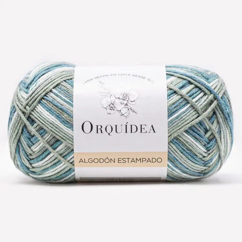 Algodón Estampado Gardenia 100grs Orquídea